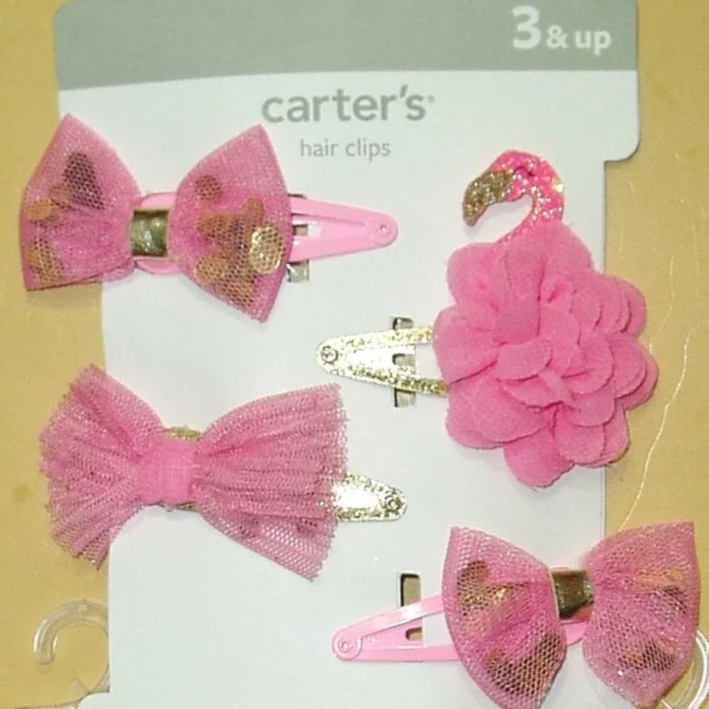 Girls Hair Clips Unicorns Butterfly Stars Clippies Hairclip Age 3 up 12 pc Lot 2